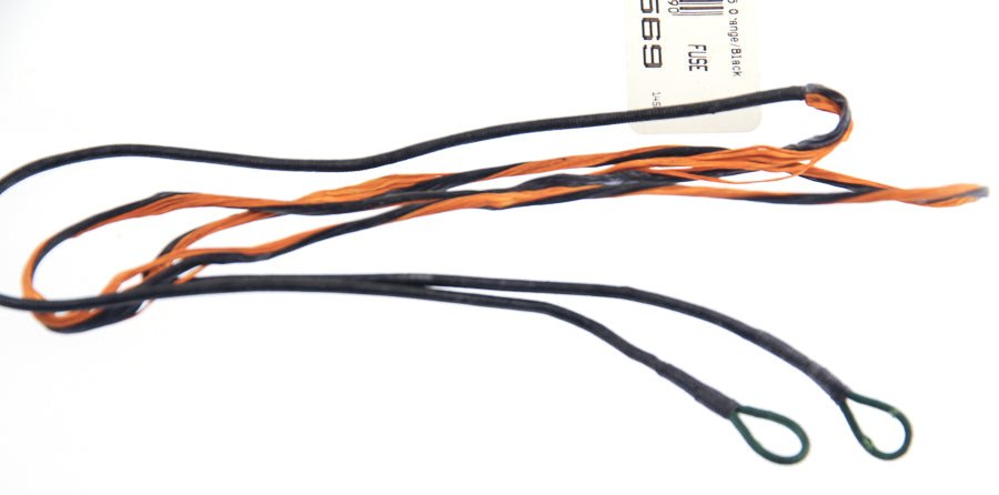 HOYT FUSE Custom Bow String FCBC 40.75" Orange/Black NEW - Random Bike Parts