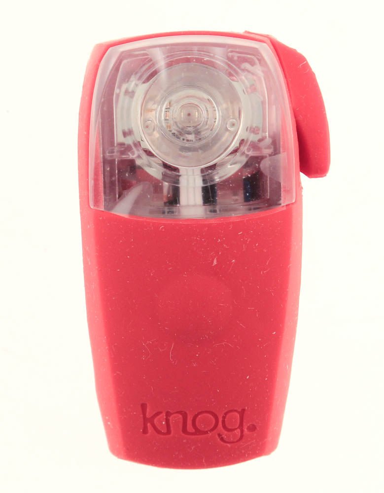 KNOG BOOMER Red Bike Rear 1 RED LED Light 7 Lumens 3 Mode 600m Visibility NEW - Random Bike Parts