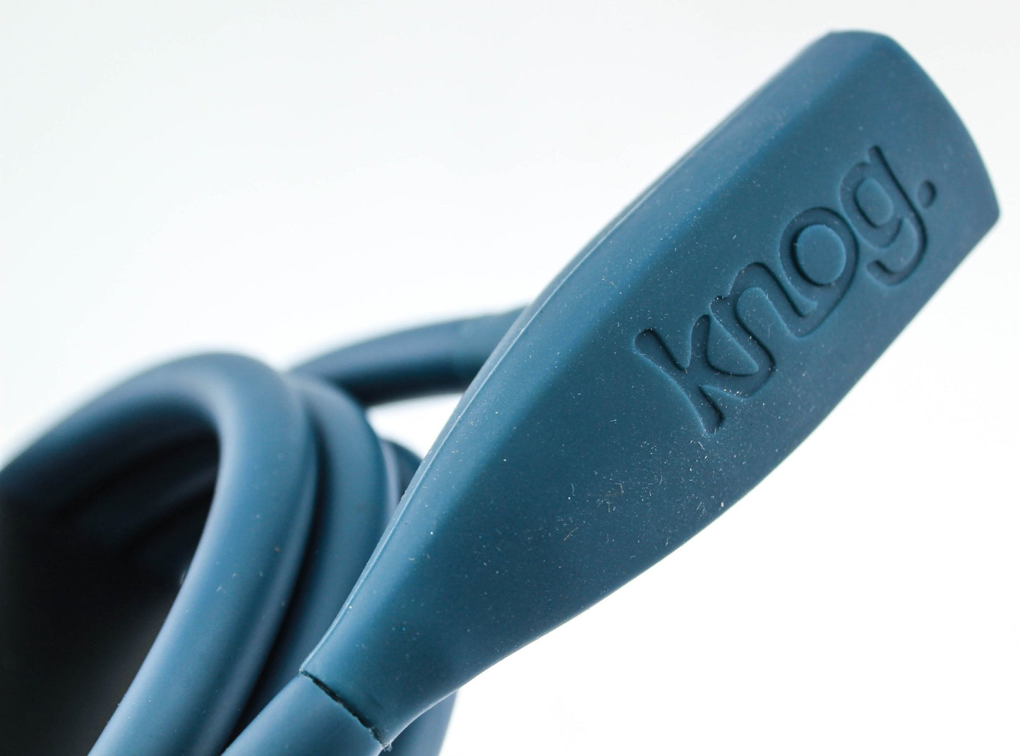 Knog Party Coil 1300mm Coiled Cable Bike Lock 10mm Braided Steel Indigo NEW - Random Bike Parts