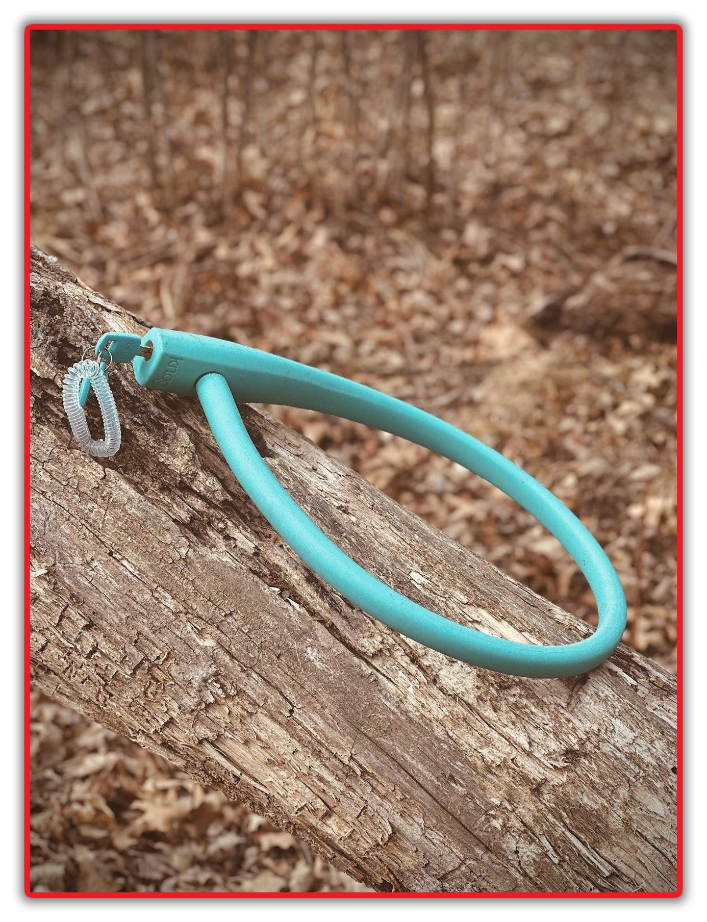 Knog Kransky 880mm Cable Bike Lock With Bracket Turquoise Silicone Steel New - Random Bike Parts