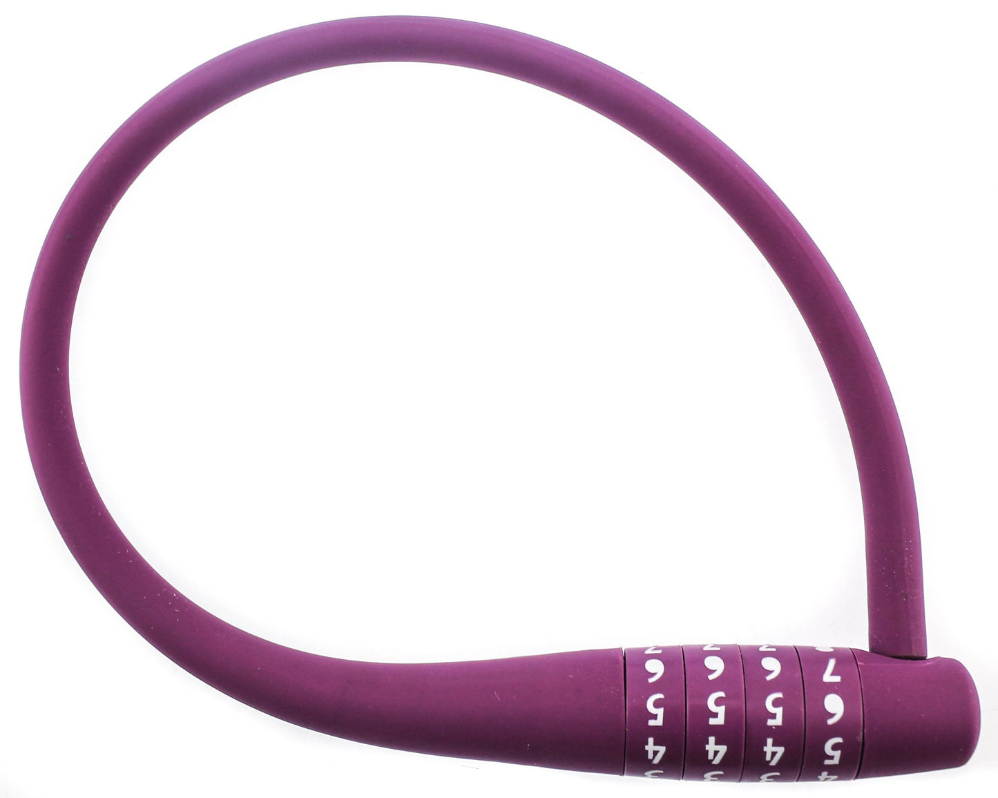 Knog Party Combo 620mm Combination Bike Lock Braided Steel Grape Purple New - Random Bike Parts