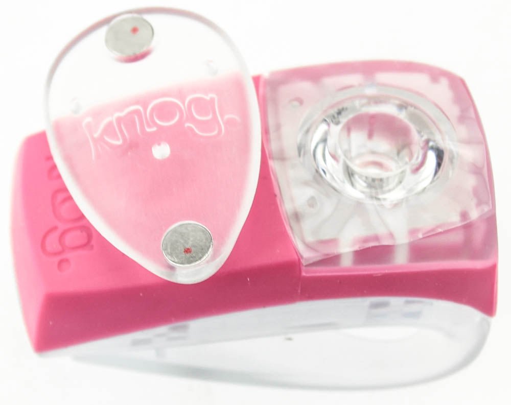 KNOG BOOMER Wearable Bike Rear Pink W/ RED LED Light 7 Lumens 4 Mode 600m NEW - Random Bike Parts