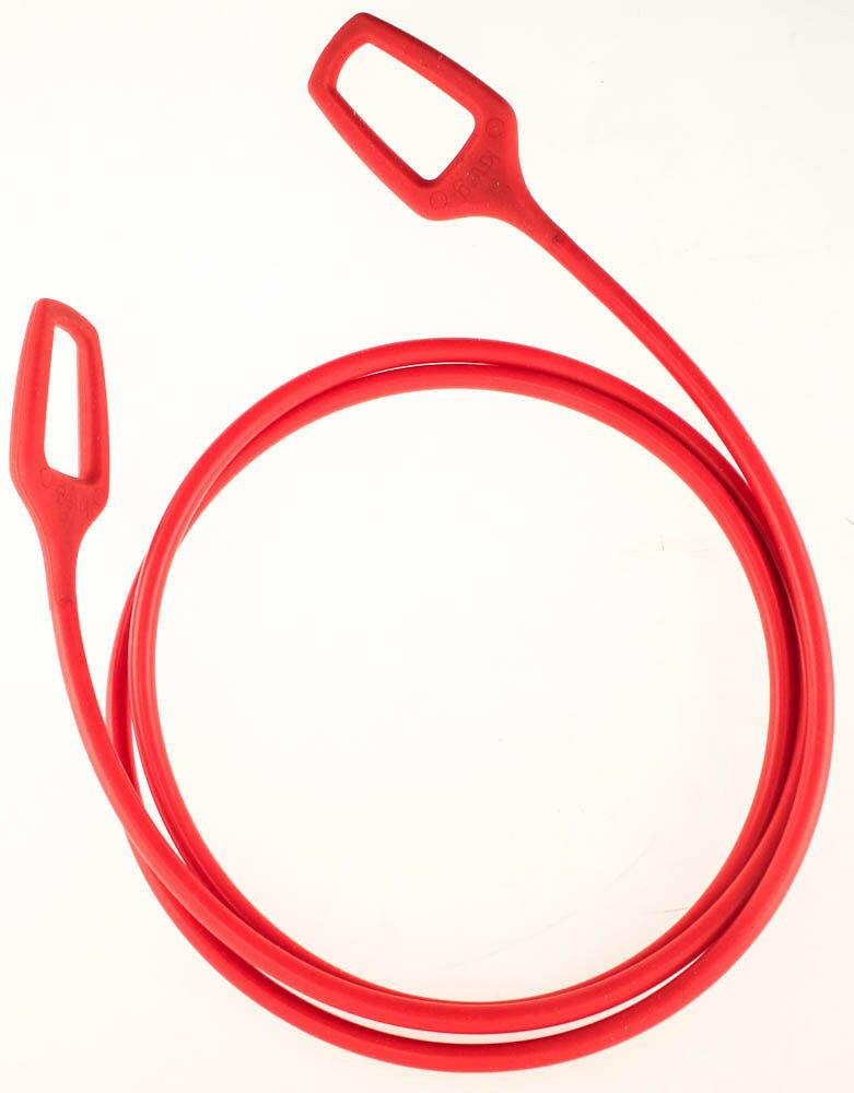 KNOG RING MASTER 2.2m Bike Cable Bike Silicone Over-Moulded Red 10mm Steel NEW - Random Bike Parts