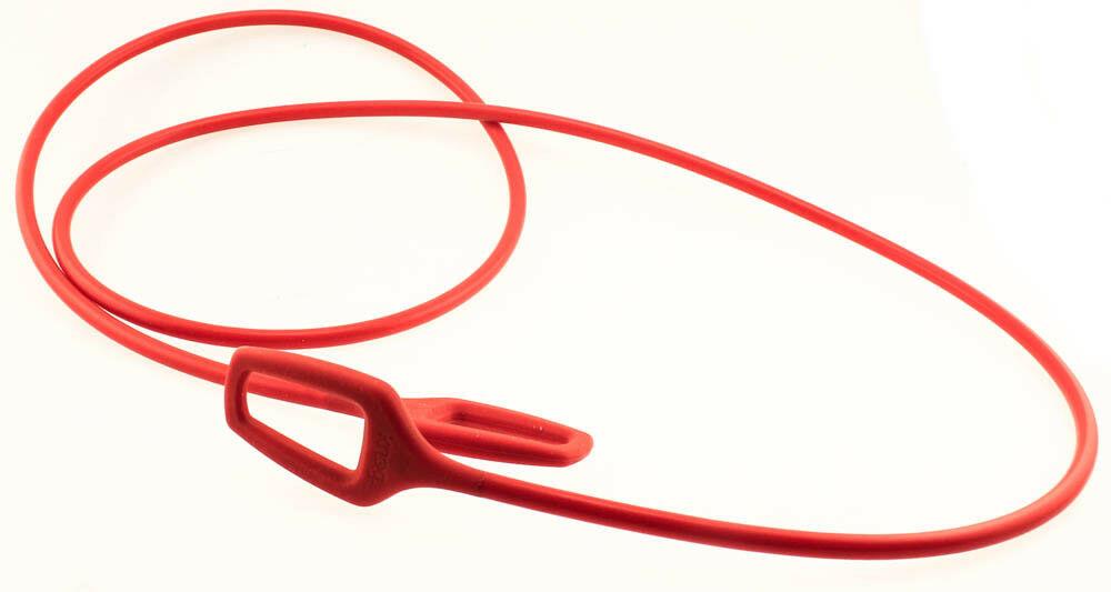 KNOG RING MASTER 2.2m Bike Cable Bike Silicone Over-Moulded Red 10mm Steel NEW - Random Bike Parts