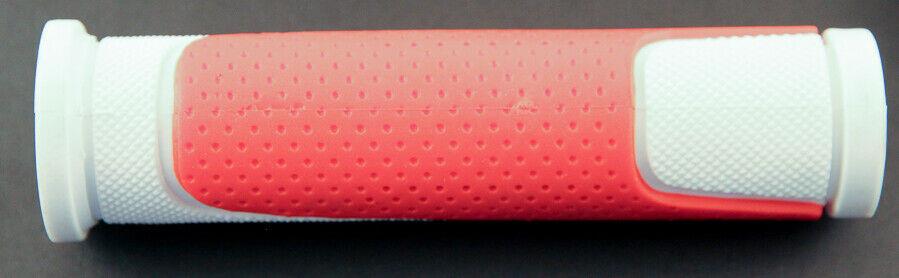 Lot of 5 VELO Red / White Handlebar Kraton Rubber Grips MTB BMX Hybrid Bike NEW