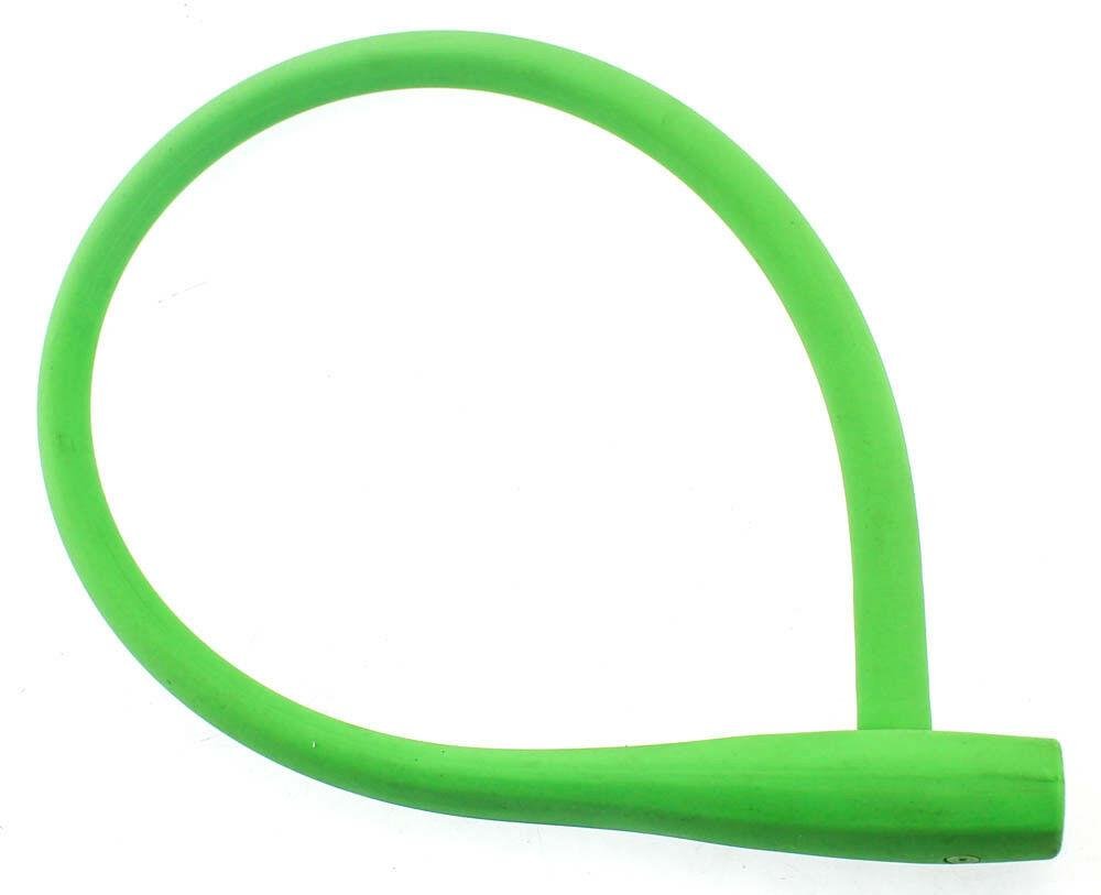 Knog Kabana Cable Bike Lock 740mm Lime Green Silicone Steel Cable Keyed New - Random Bike Parts