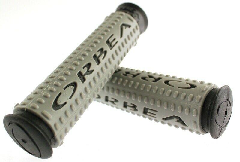 VELO ORBEA Logo Bicycle Bike 22.2 Handlebar MTB Grips Pair Grey/Black