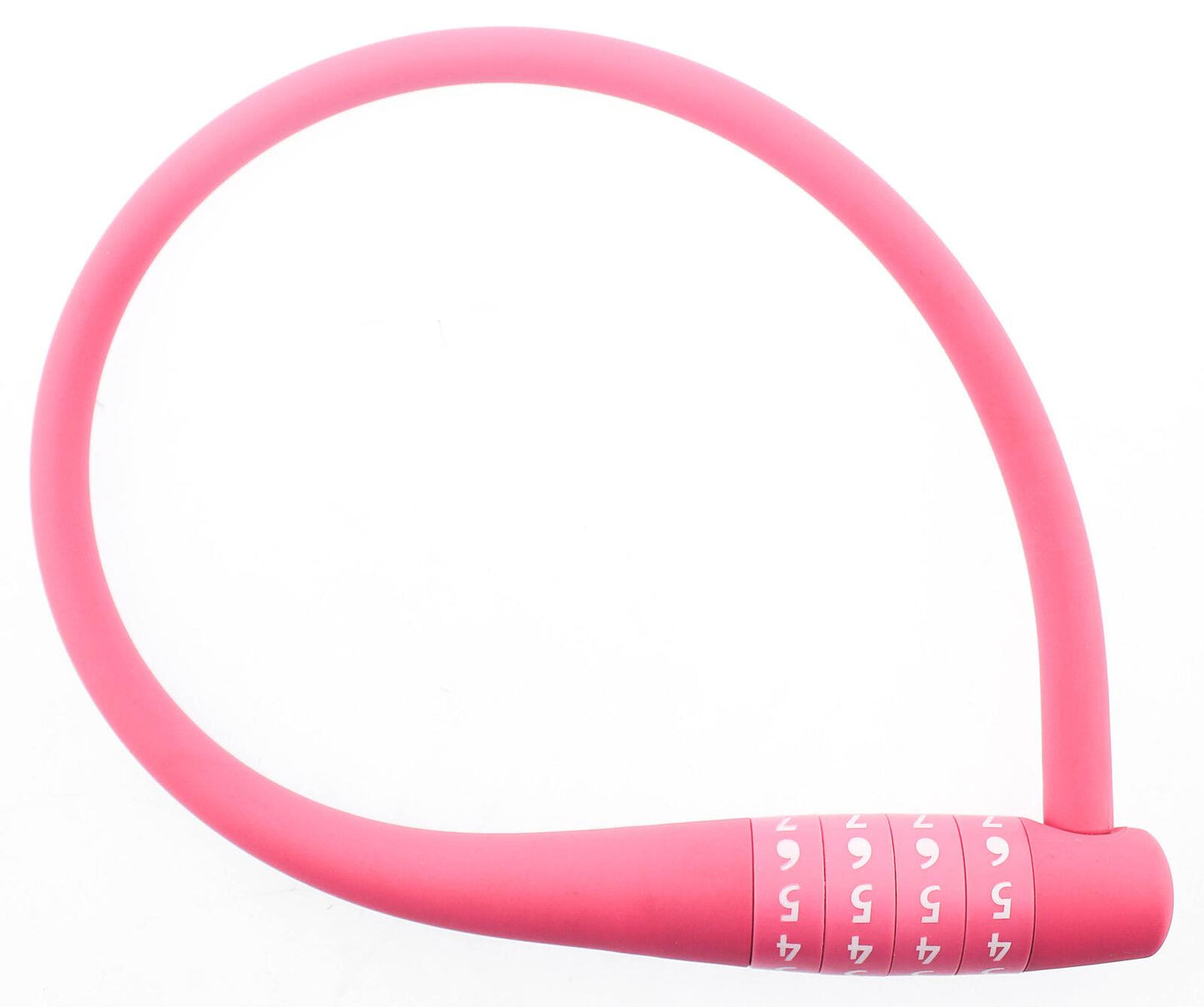 Lot of 3 Knog Party Combo 620mm Combination Bike Lock Braided Steel Pink New