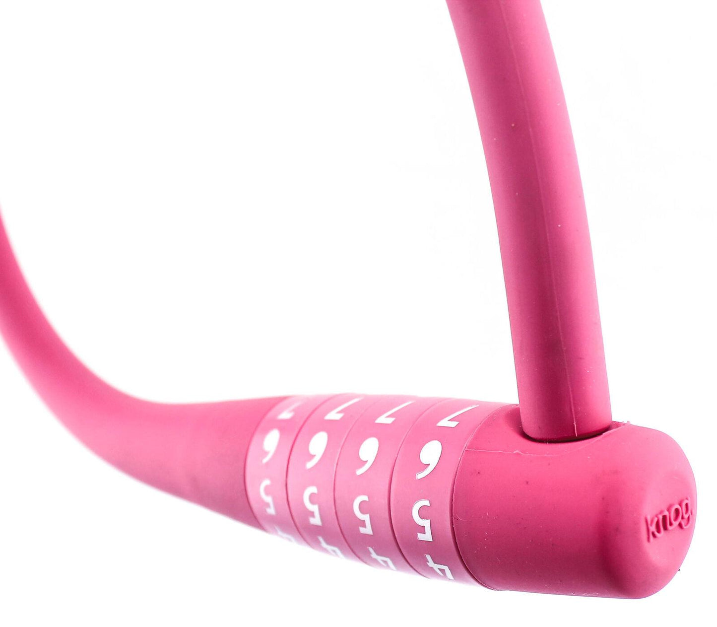 Lot of 3 Knog Party Combo 620mm Combination Bike Lock Braided Steel Pink New