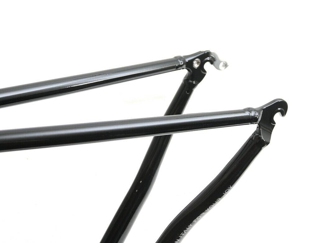 Battaglin Speed 700c LG 54cm Aluminum Road Bike Frame Black / White NEW - Random Bike Parts