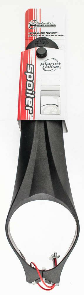 PLANET BIKE SPOILER Seat Tube QR Fender Bike Rear Mud Rain Black