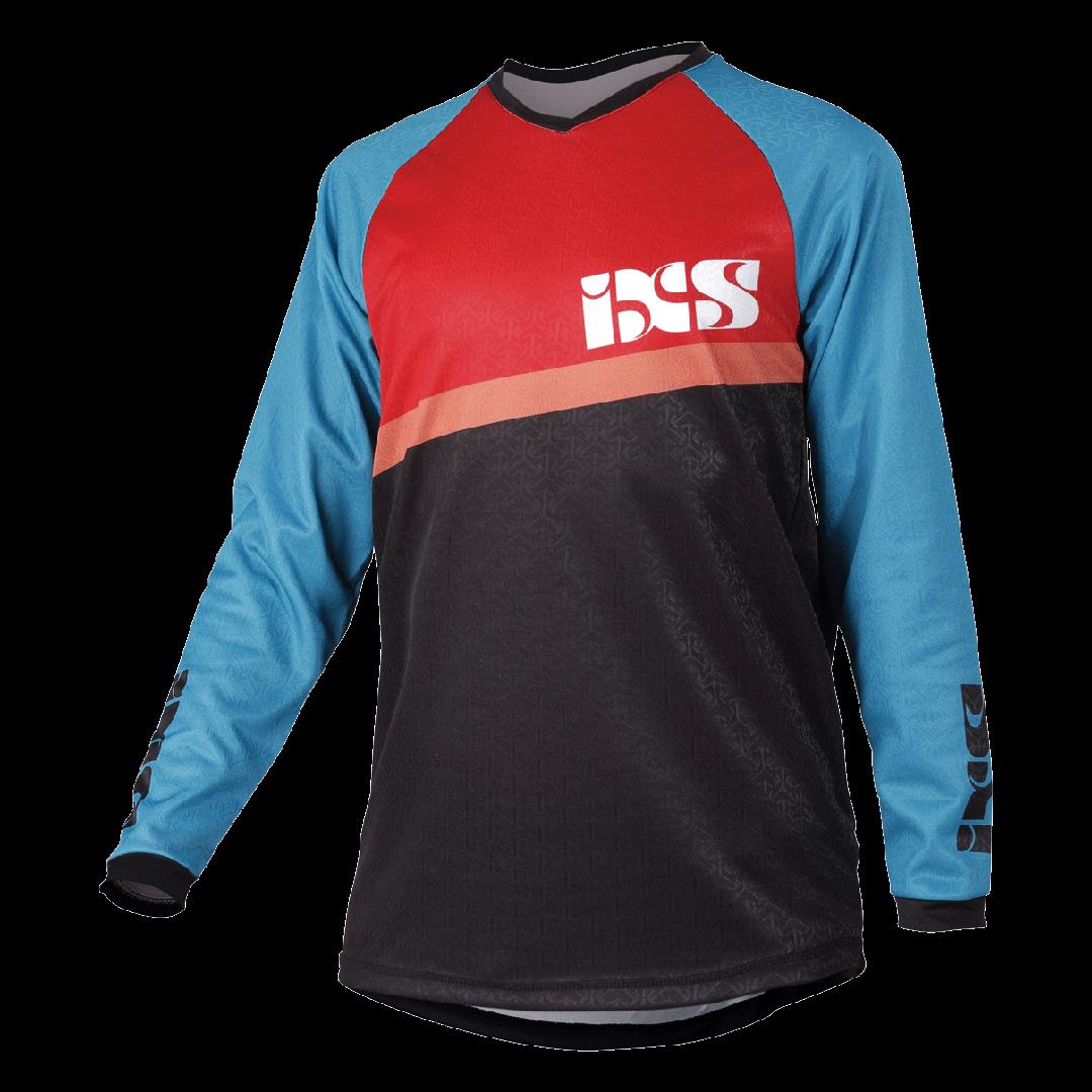 IXS PIVOT 6.1 YOUTH Extra Large XL Bike Cycle JERSEY PETROL: RED / BLUE KXL - Random Bike Parts