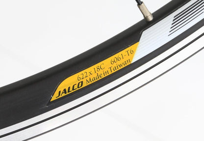 Jalco 700c DM25 Road Hybrid Bike Rear Wheel Clincher 8-10s Cassette QR New Blem - Random Bike Parts