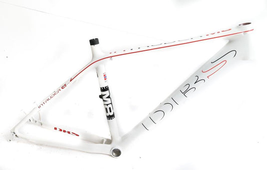 19" DBS Intruder M8 26" Carbon Fiber MTB Bike Frame White QR Disc 1-1/8 New - Random Bike Parts