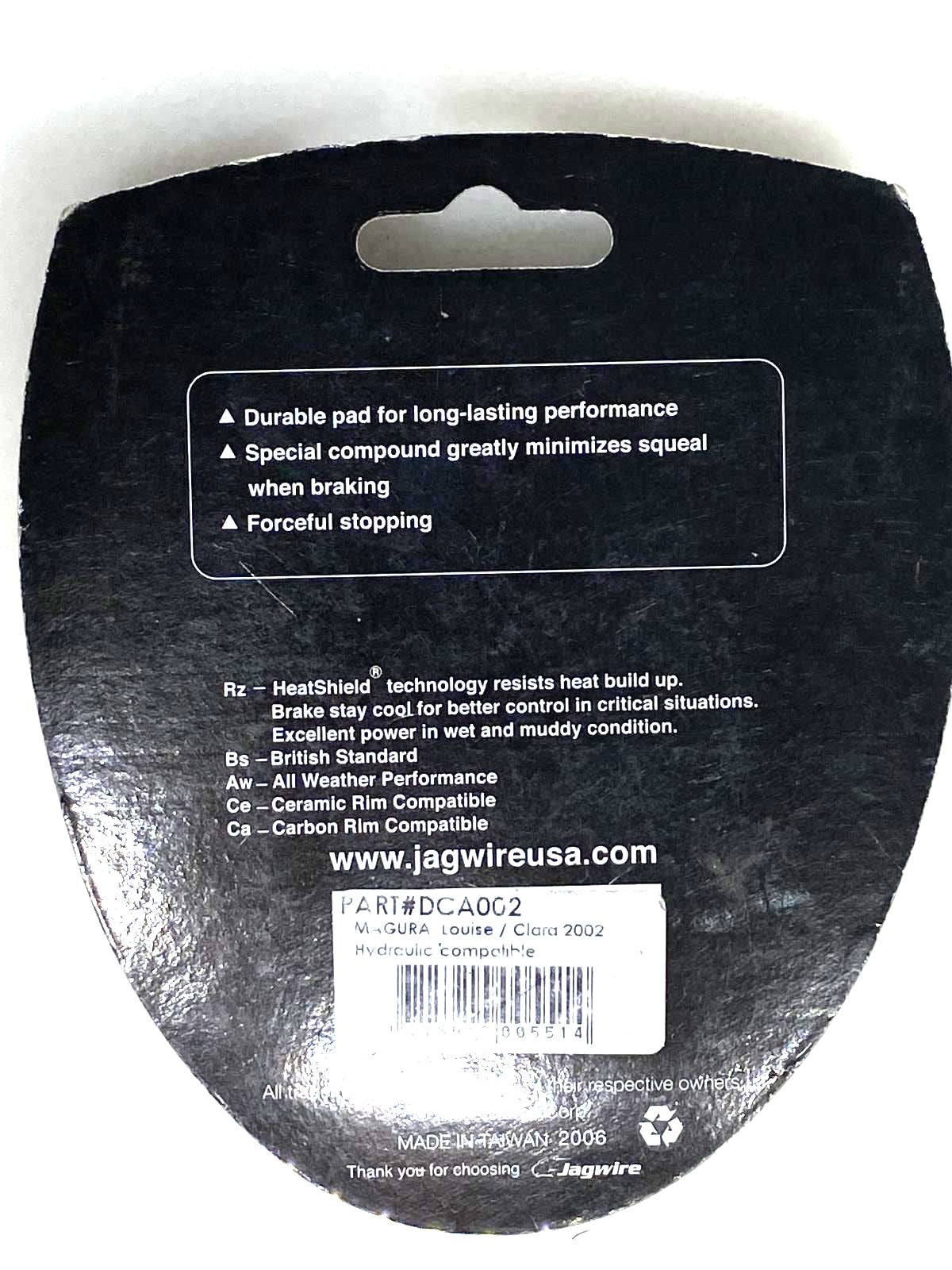 Jagwire DBL461 RZ Comp Semi-Metallic Disk Brake Bike Pads New - Random Bike Parts