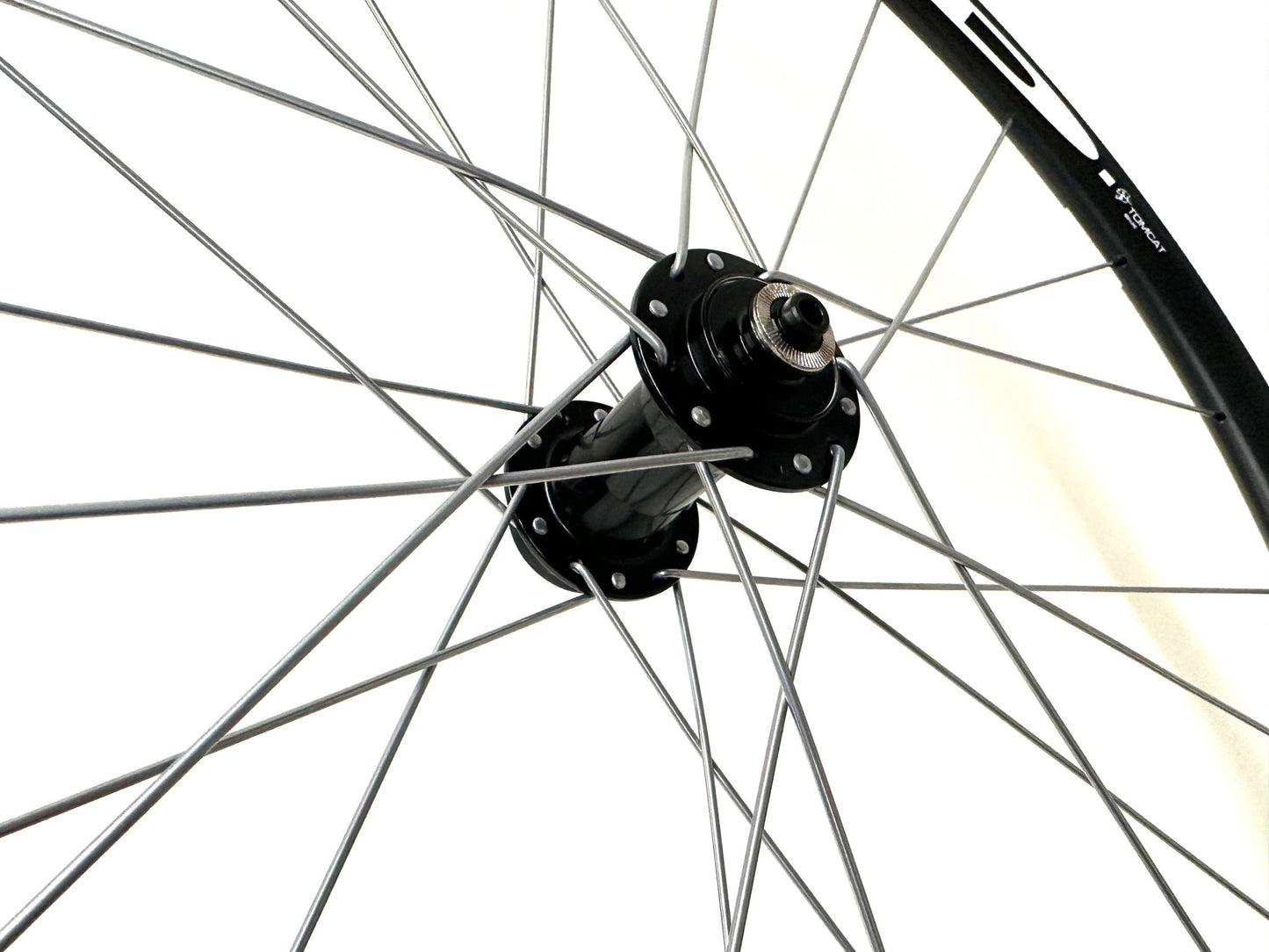 HED TOMCAT 622 x 21c 700c Disc 24 h Front Road Bike Alloy Wheel QR Black New - Random Bike Parts