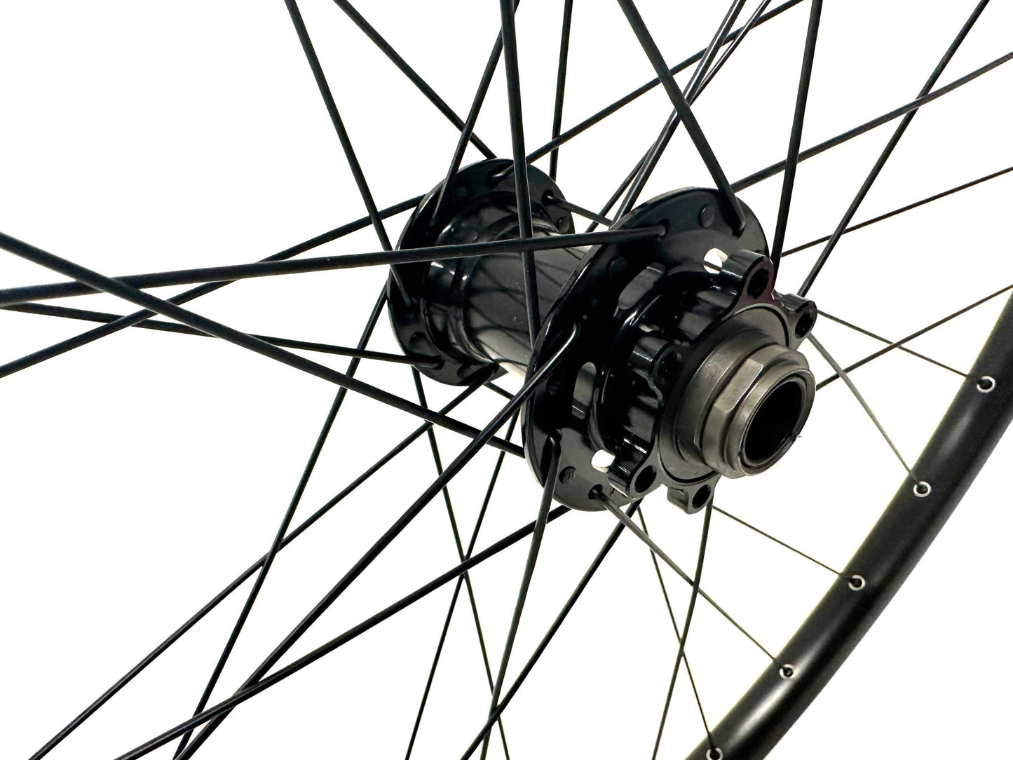 29er 700c Disc Wheelset U28 15x100 Thru Axle Front 12x142 Thru Axle Rear New - Random Bike Parts