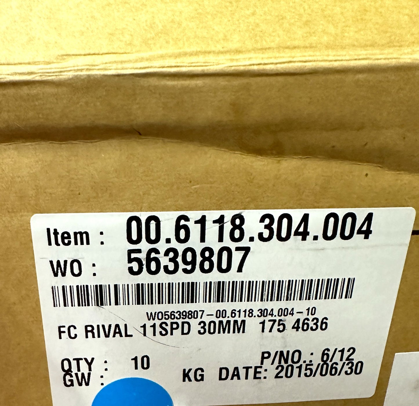 SRAM RIVAL 2 x 11 Speed Alloy Road Bike Crankset BB30 / PF30 175mm 46/36T NEW