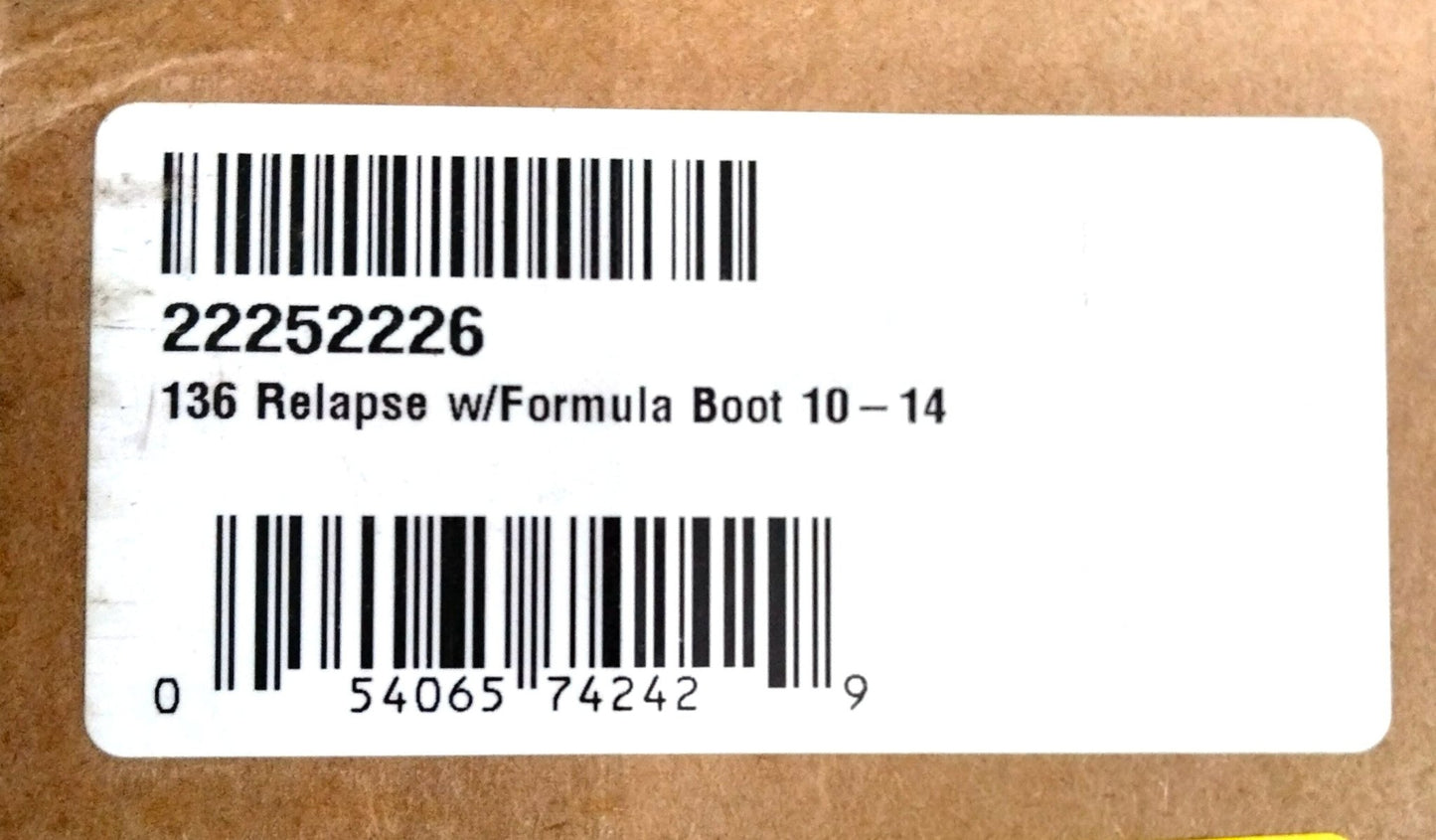 Hyperlite Relapse 136cm Wakeboard w/ Formula Boot 10-14 - 22252226 MSRP $690 NEW - Random Bike Parts