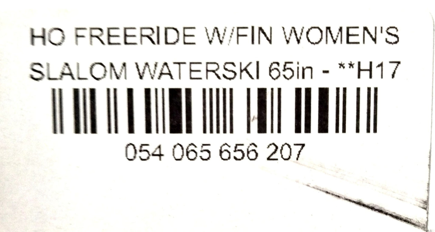 HO Freeride w/Fin Women's Slalom Waterski 65in - wkhofrfw6517 MSRP $399 NEW - Random Bike Parts