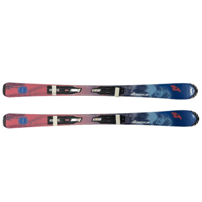 Nordica Team J 120cm Girl's Skis Blue/Pink (No Bindings) New