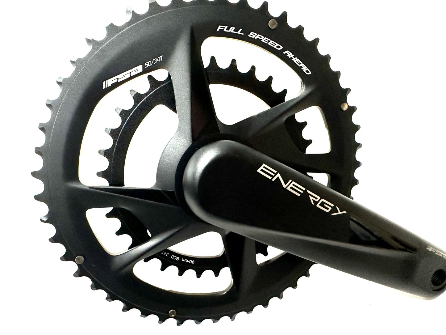 FSA Energy Modular BB386EVO Road Gravel Crankset 175mm 9/10/11/12 50/34t New - Random Bike Parts