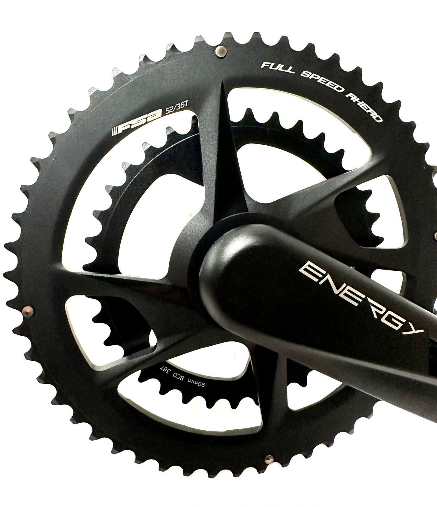 FSA Energy Modular BB386EVO Road Gravel Crankset 175mm 9/10/11/12 52/36t New - Random Bike Parts