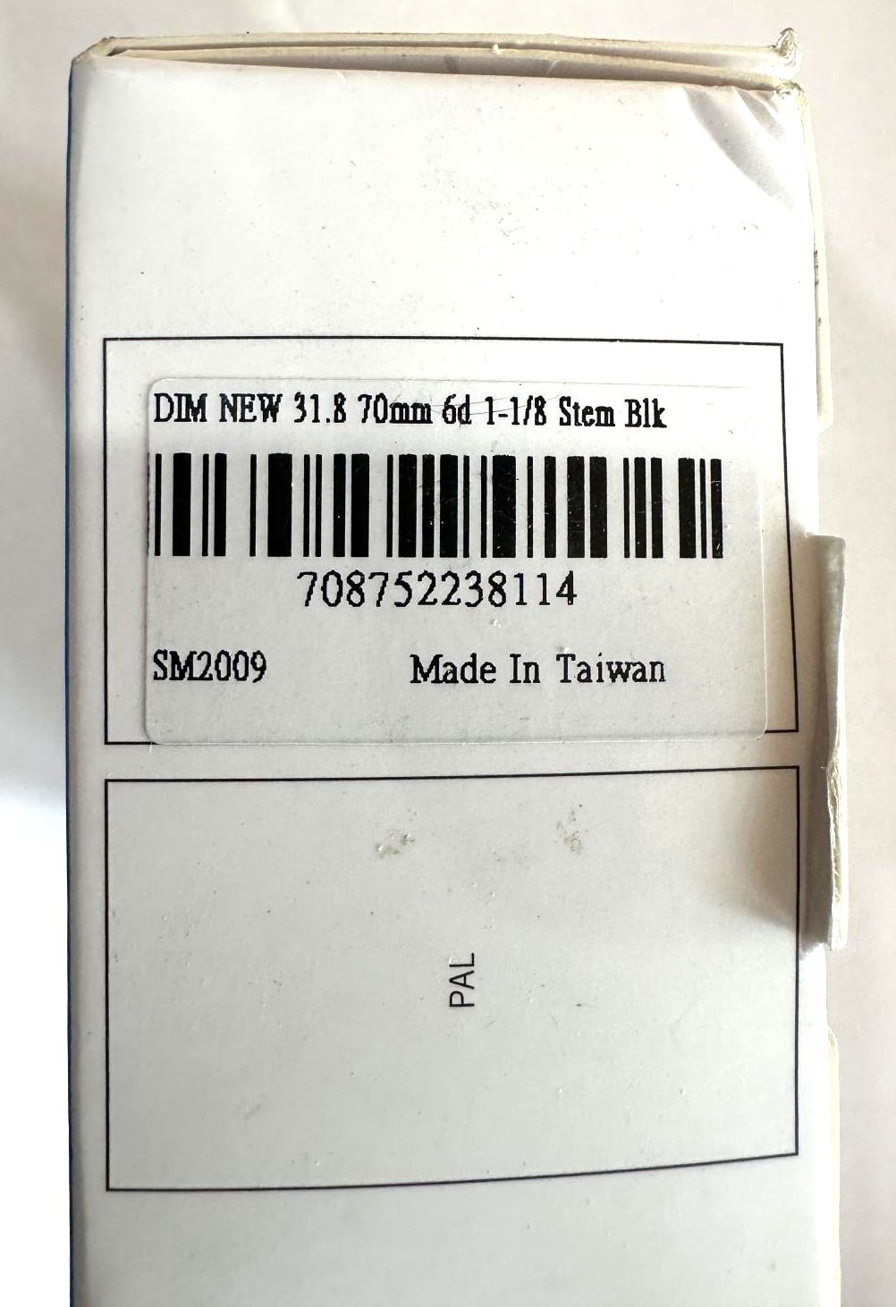 Dimension Alloy 1-1/8" 70mm x 31.8mm 6 degrees Threadless Bike Stem Black New