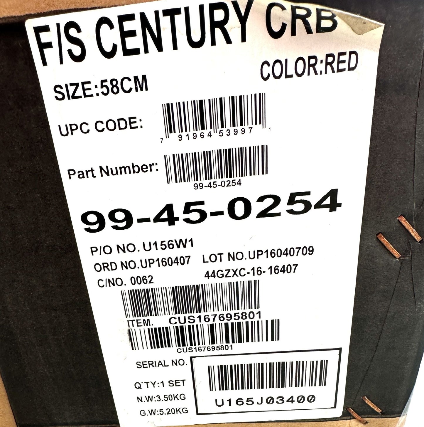 2017 Diamondback Century Carbon 5 Disc Brake 58cm 700c Road Bike Frame Fork New - Random Bike Parts