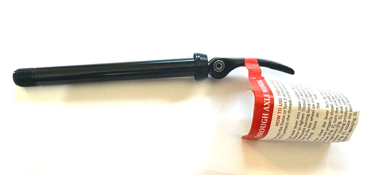 Alloy Bike Front 100mm Thru Axle 15mm x 140mm M15x140xP1.5 QR New