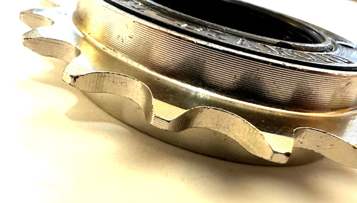 17th Tooth SINGLE SPEED FREEWHEEL Tri-Diamond - 1/8" BMX COG, 1.37x24t SPROCKET