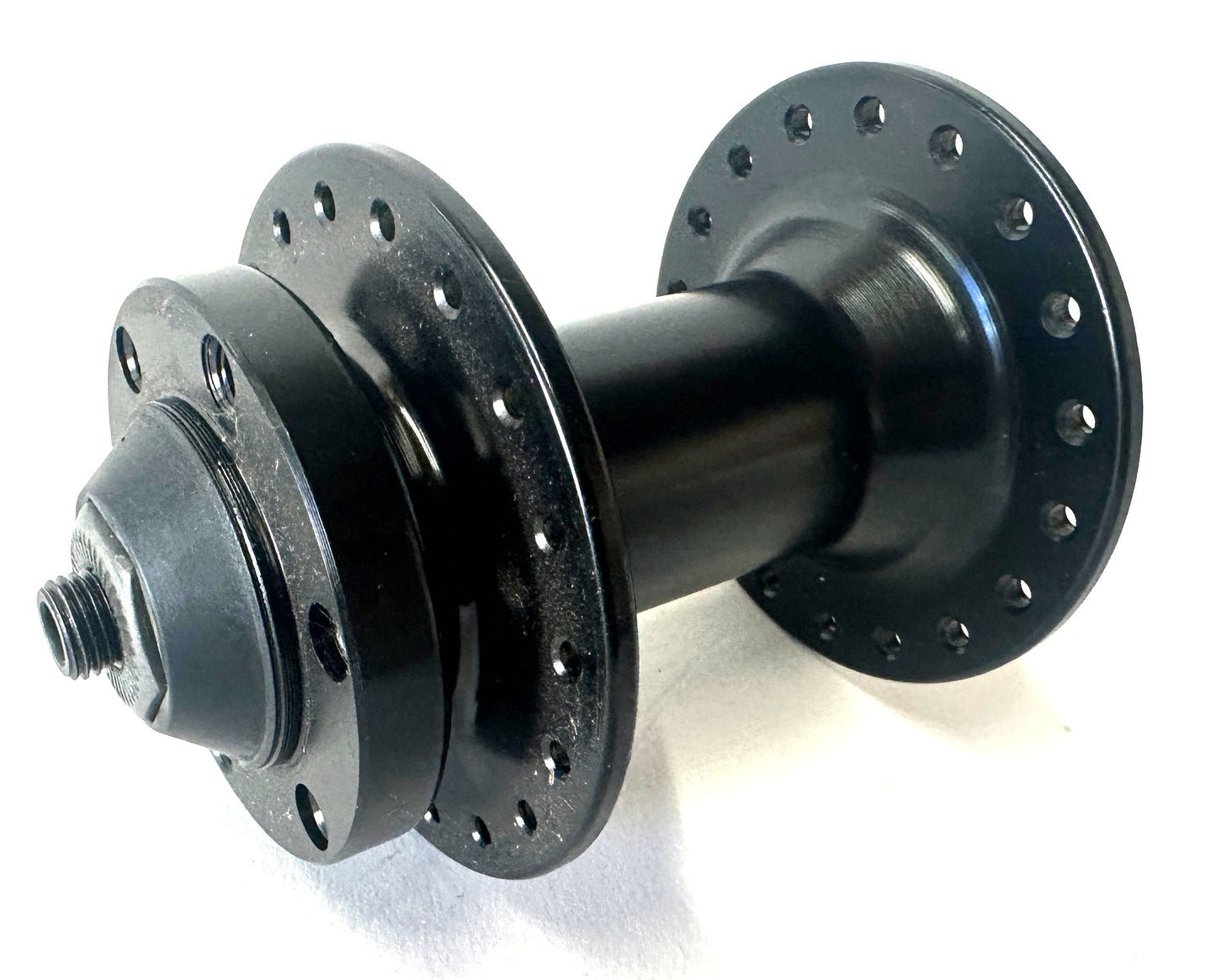 Alloy Front 6 Bolt Disc 100mm 36 Hole QR Quick Release Bearing New