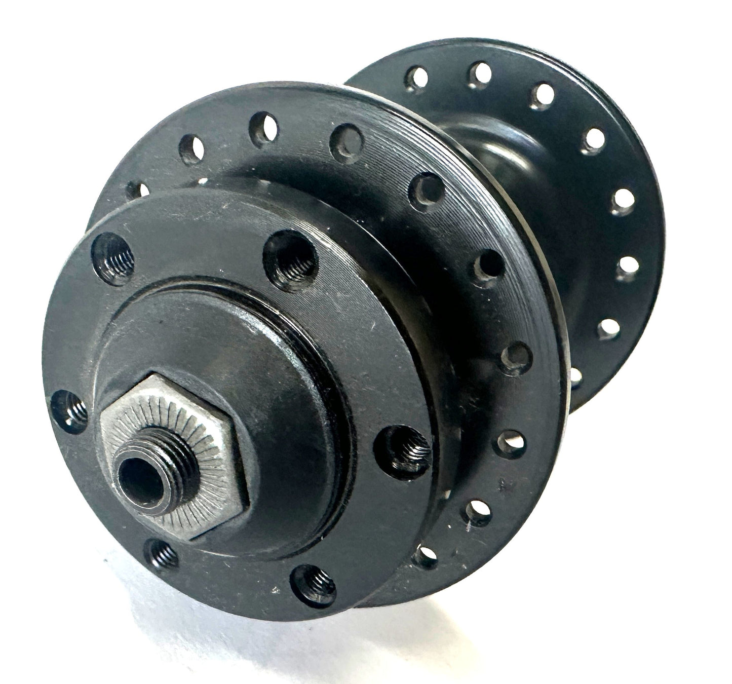 Alloy Front 6 Bolt Disc 100mm 36 Hole QR Quick Release Bearing New