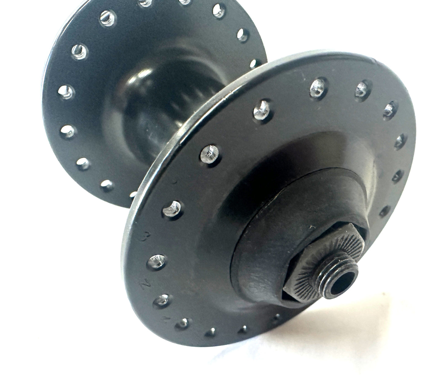 Alloy Front 6 Bolt Disc 100mm 36 Hole QR Quick Release Bearing New