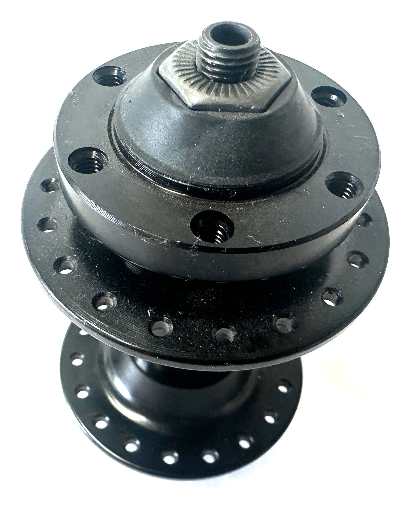 Alloy Front 6 Bolt Disc 100mm 36 Hole QR Quick Release Bearing New