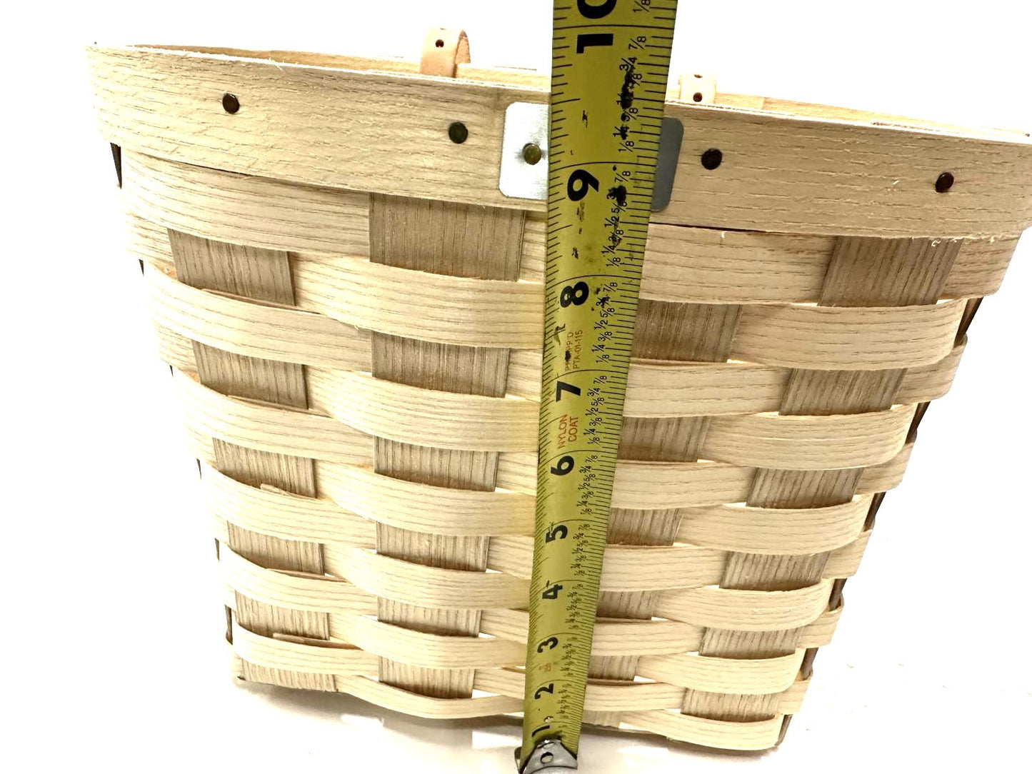 Detroit Bikes Handlebar Small Front Bicycle Walker Basket Natural by Peterboro