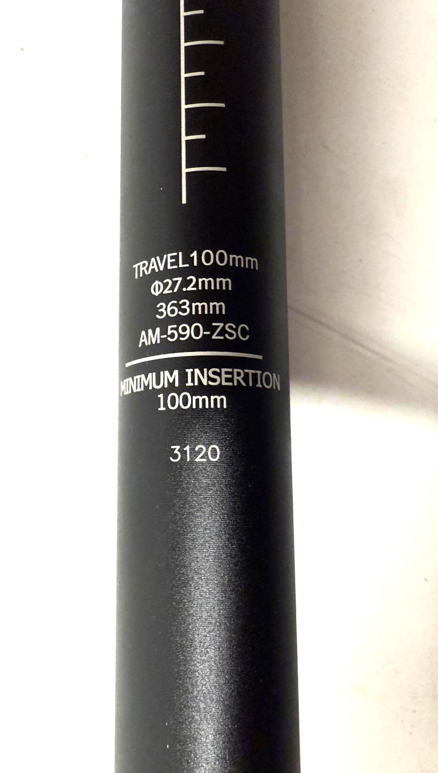 FSA FLOWTRON AGX DROPPER SEATPOST 27.2mm 100mm Travel Drop Bar Remote New in Box