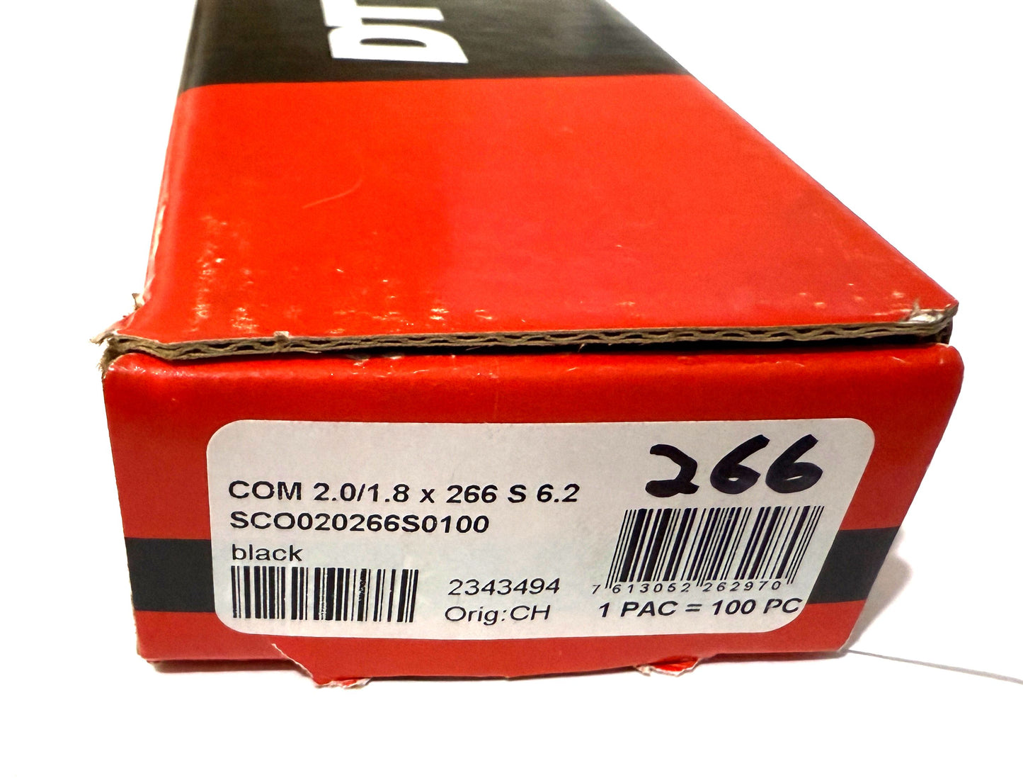 DT SWISS COMPETITION Spokes Black J-bend 2.0/1.8mm 14/15/14 DB 266mm 20/Count