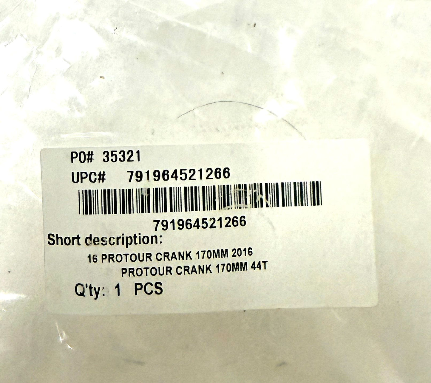 16 Protour LASCO 170mm Square Taper 42 tooth Sprocket E-Bike Crankset NEW