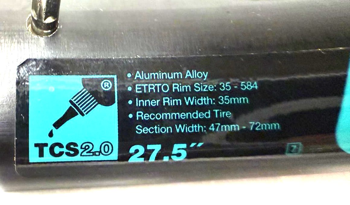 WTB ST i35 27.5" MTB Mountain Bike Front Wheel 15mm x 110mm HB-MT400B Thru Axle