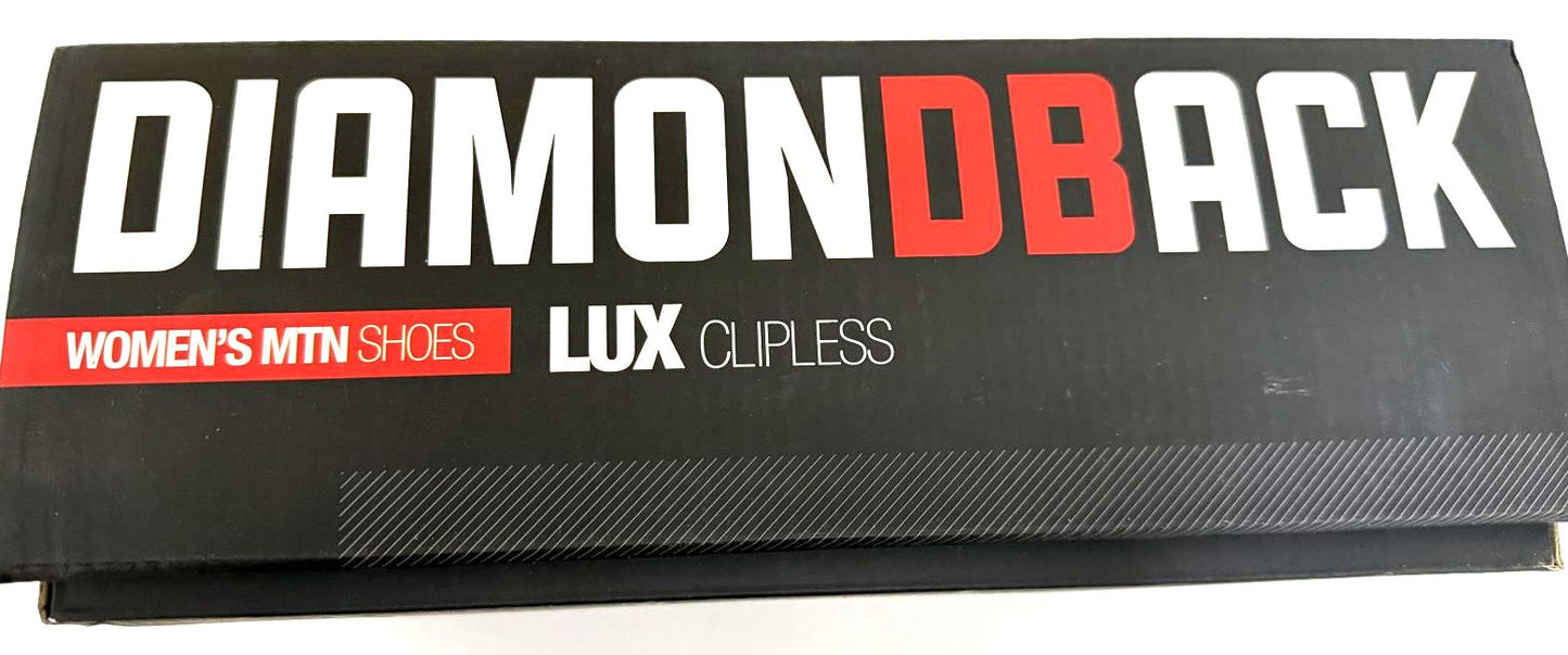 Diamondback Lux Mountain Bike Shoes Womens 6 US 38 Euro Clipless black
