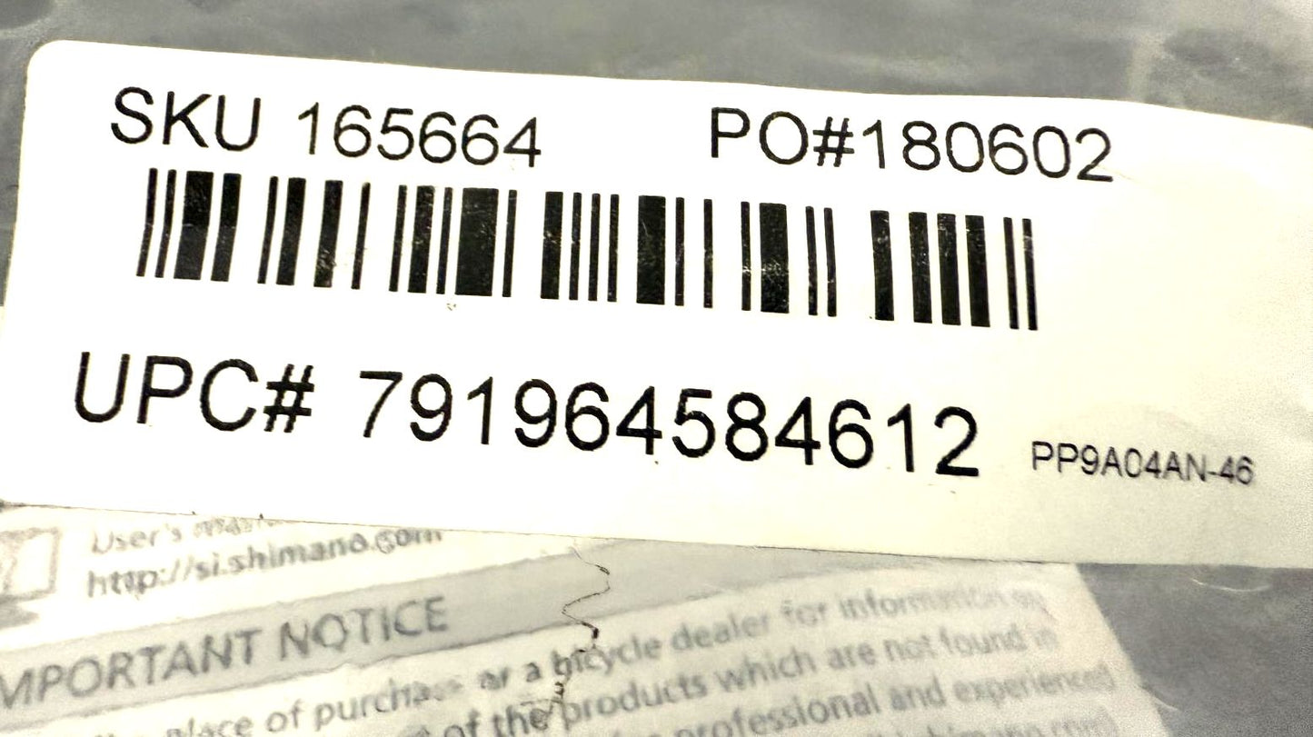 Shimano Steps FC-E6100 170mm Black Crank Arm Set eBike Electric Bike New