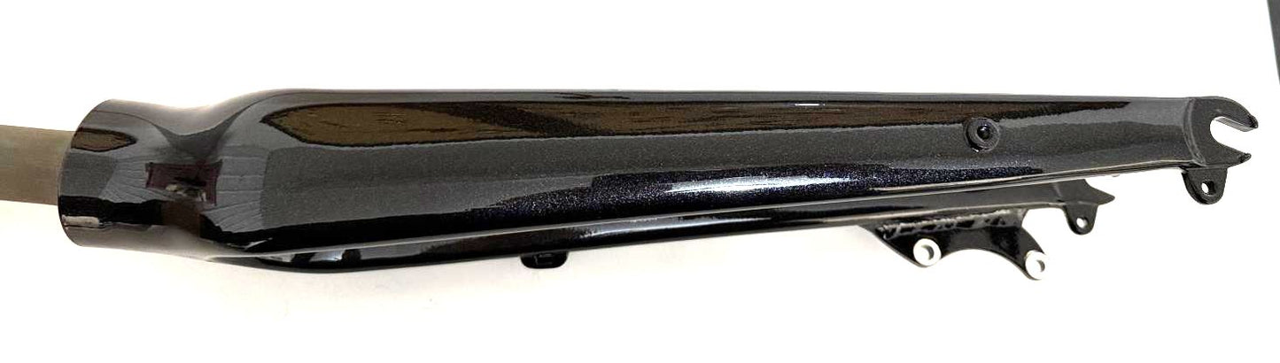 IZIP 1 1/8" 420mm Axle-to-Crown Threadless Alloy Bike Fork 100 QR Disc Brake