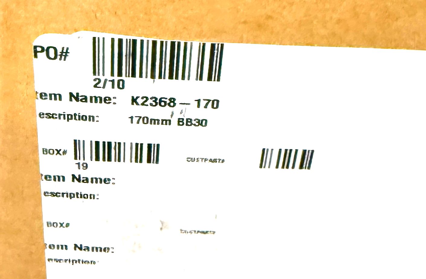 FSA SL-K Light BB30 Tandem Left 170mm Carbon Crankarm Crank Arm CK-OS8681-TD