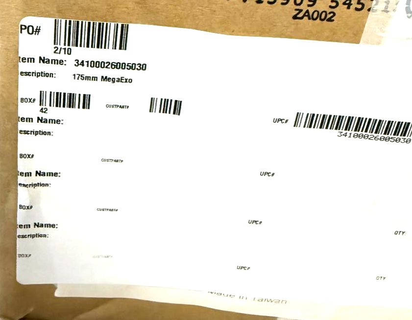 FSA SL-K Light MegaExo Triple MTB 175mm Carbon Right Crankarm Crank Arm CK-9305