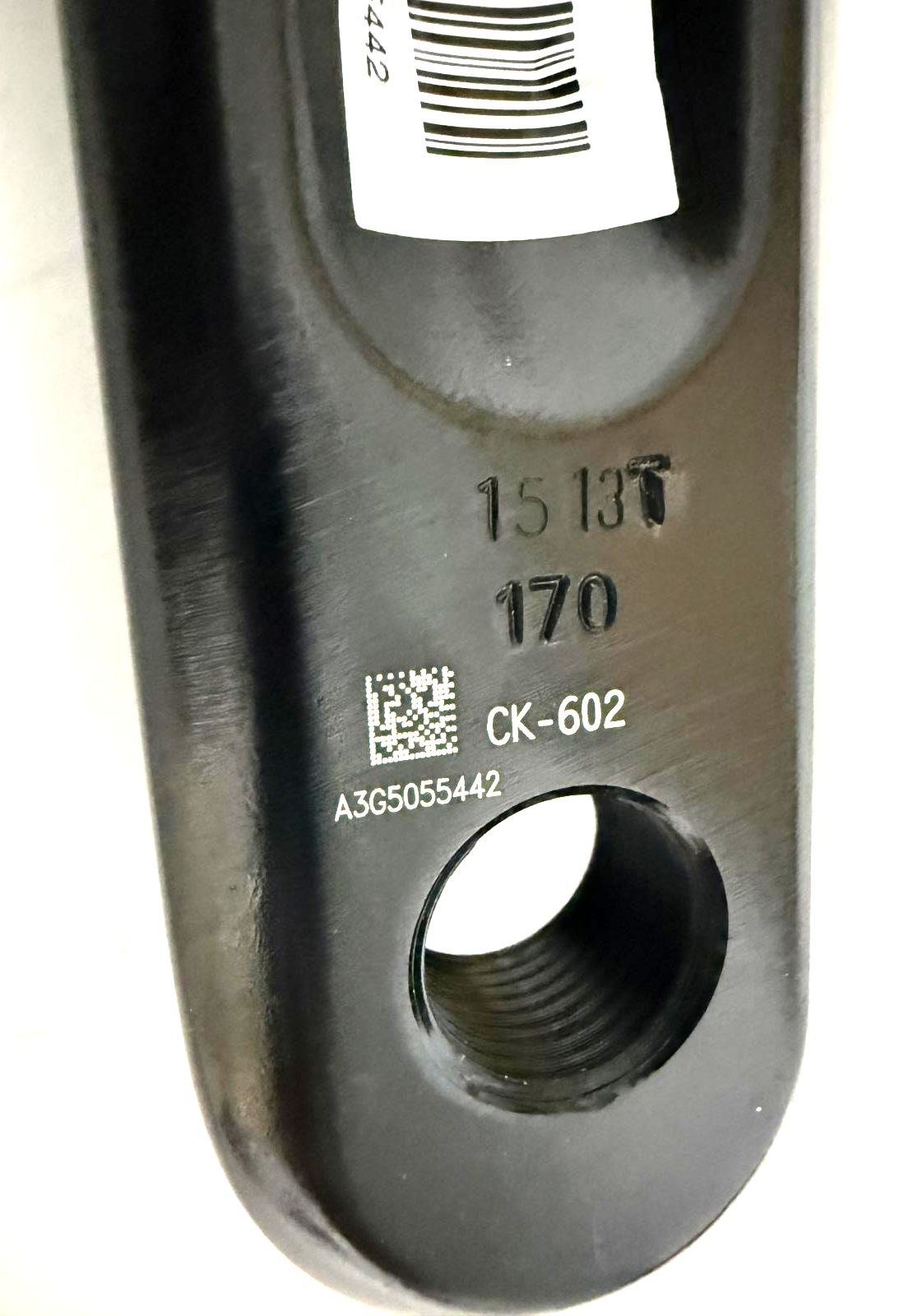 FSA Vero Left 170mm Alloy JIS Tapered Spindle Crankarm Crank Arm Black CK-602