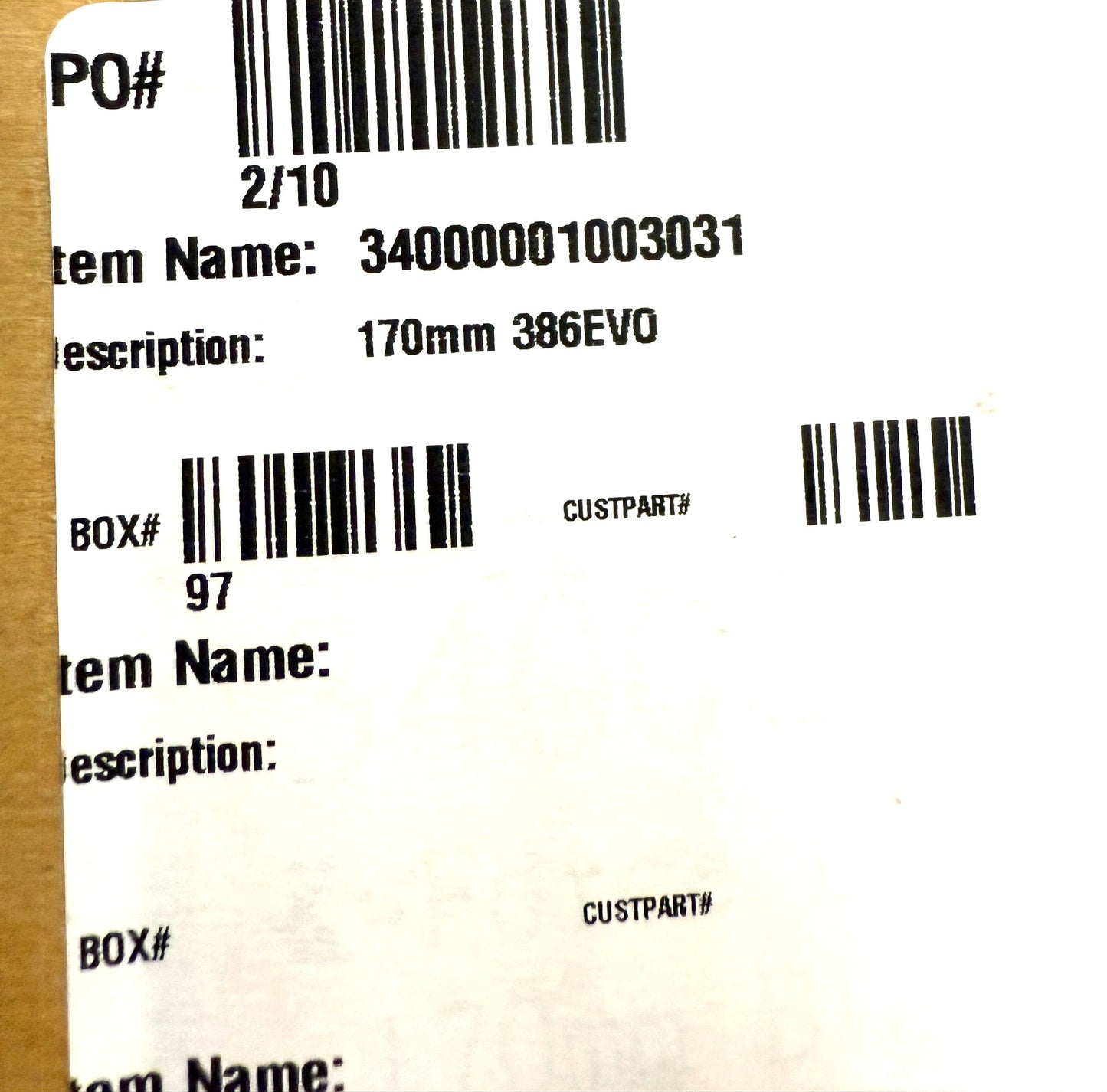 FSA K-Force Light Left 170mm 386EVO Carbon Crankarm Crank Arm CK-OS8300/86 New