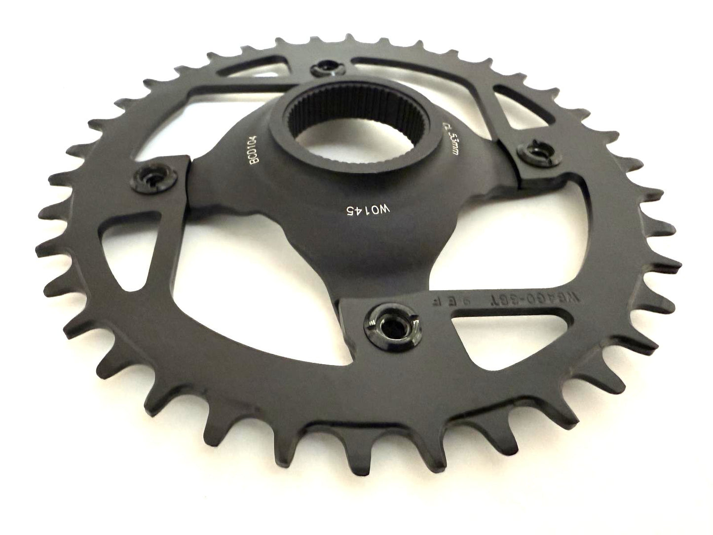 SMN E8000 Boost E-bike Chainring+Spider 104BCD 38 tooth CL 53mm W0145 / WB460