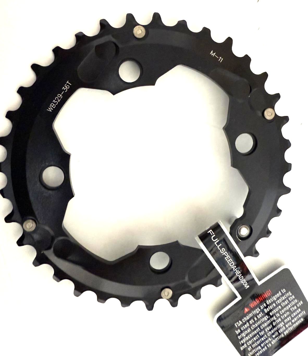 FSA K-Force MTB ABS BCD96 36 tooth Alloy MTB 4 Bolt Bike Chainring WB329 NEW