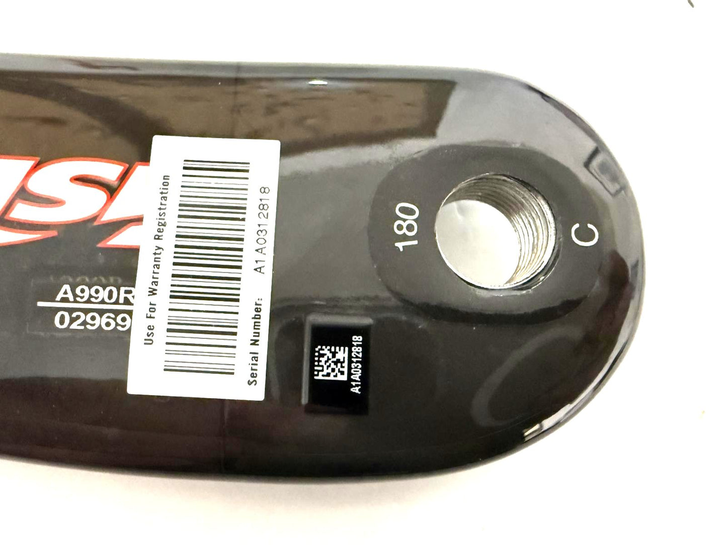 Vision FSA TRIMAX Carbon BB30 Right 180mm Double Carbon Crankarm Crank Arm NOS